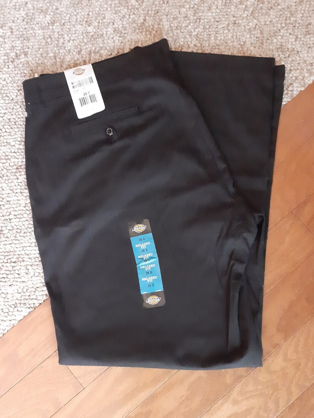 NWT Dickies Relaxed Fit Black Pants size 20
